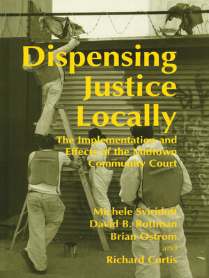cover image of Dispensing Justice Locally